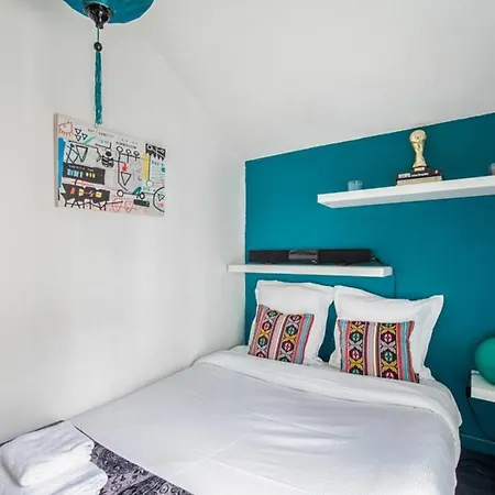 Apartament Charming And Colorful In Batignolles Paryż